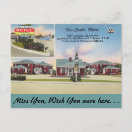 Delaware, neues Schloss-Motel Postkarte