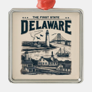 Delaware Ornament Aus Metall
