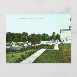 Delaware Park, Buffalo 1910 Vintag Postkarte