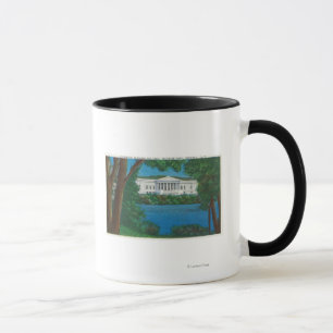 Delaware-Park historische Gbd und See-Ansicht Tasse