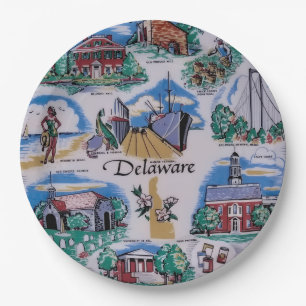 Delaware-Party-Teller Pappteller