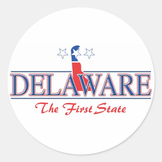 Delaware Patriotic Stickers (Vorderseite)