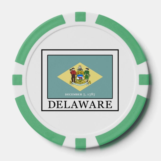 Delaware Pokerchips (Vorderseite)