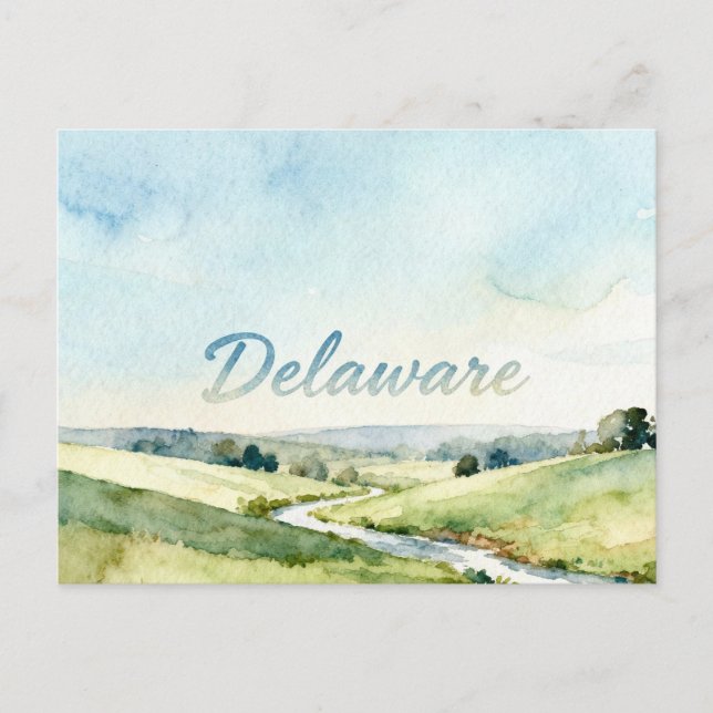 Delaware Postkarte (Vorderseite)