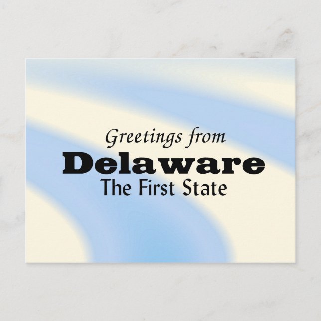 Delaware Postkarte (Vorderseite)