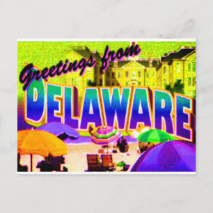 Delaware-Postkarte Postkarte