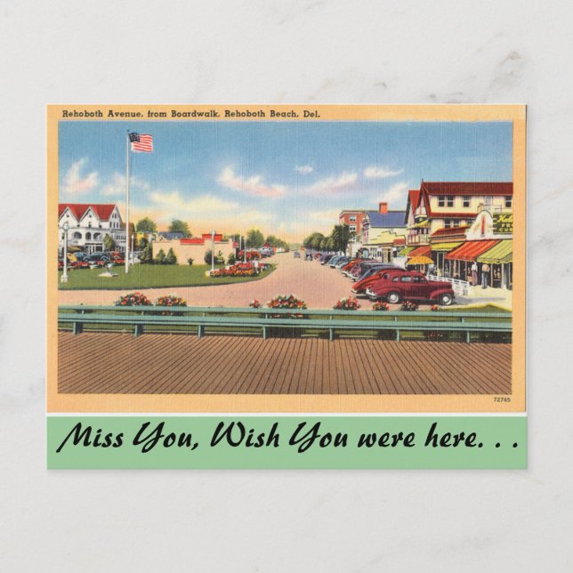 Delaware, RehoBeide Ave. Postkarte (Vorderseite)