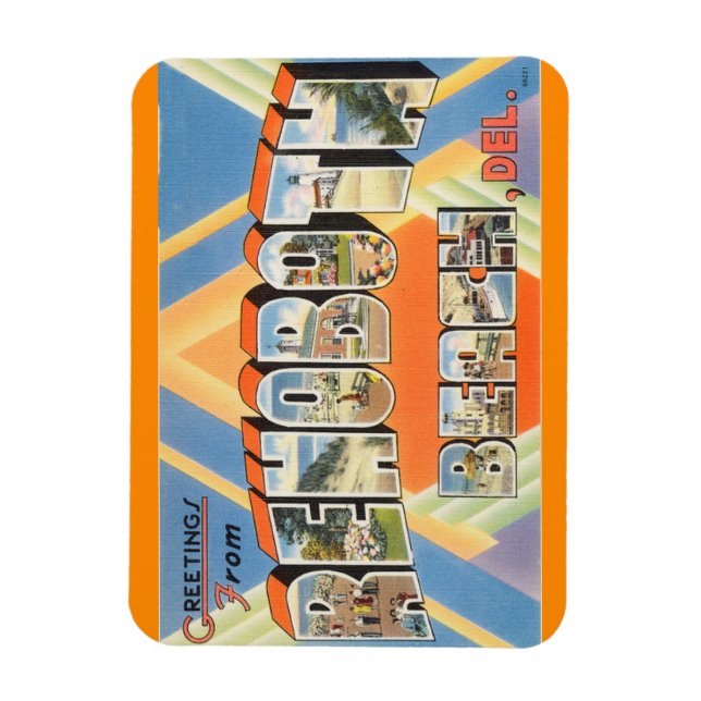 Delaware, Rehoboth Beach Magnet (Vertikal)