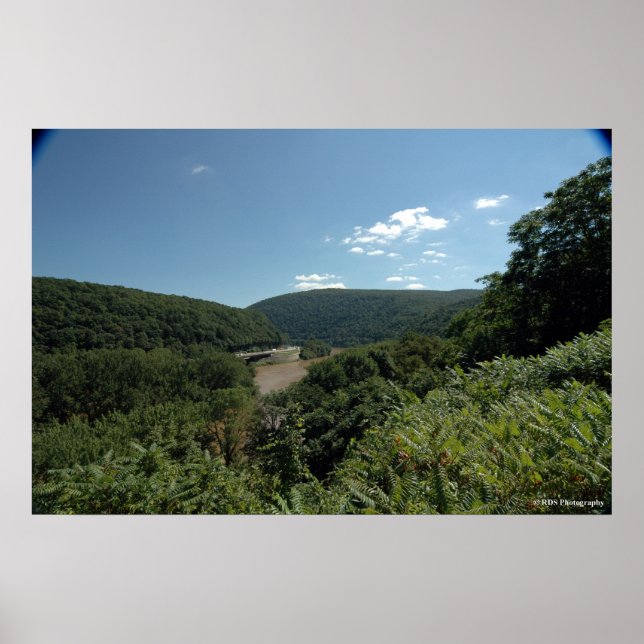 Delaware River Water Gap. print 0057 Poster (Vorne)