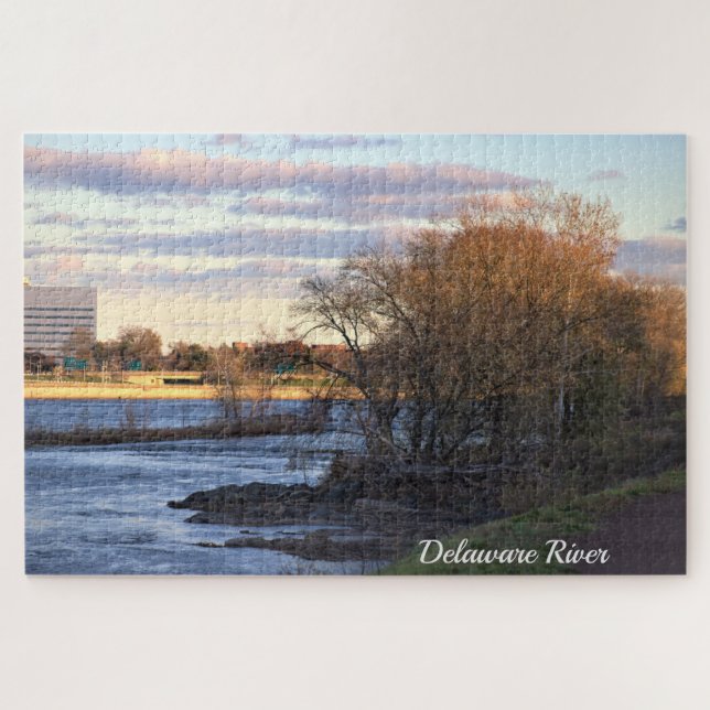 Delaware River Waterscape Foto Puzzle (Horizontal)