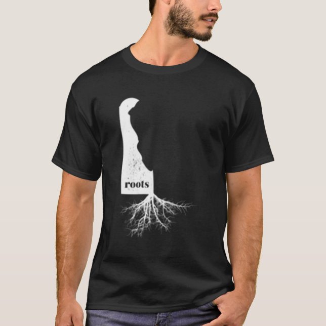 Delaware S Roots Staat Liebe T-Shirt (Vorderseite)