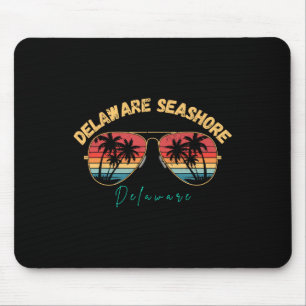 Delaware Seashore Delaware Souvenir Surfbrett  Mousepad
