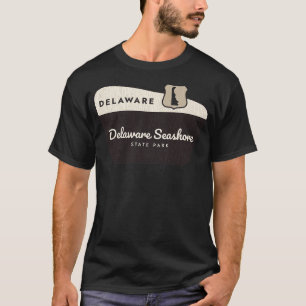Delaware Seashore Staat Park Delaware Willkommensz T-Shirt