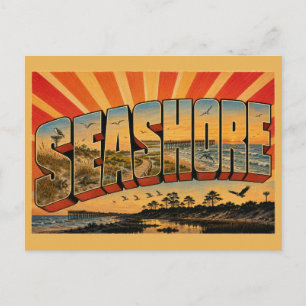 Delaware Seashore State Park Ozeanbucht Marsch Kun Postkarte