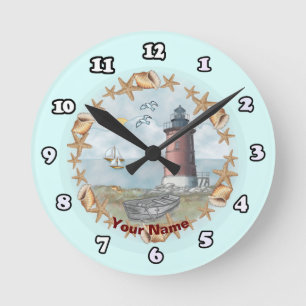 Delaware Shells Leuchtturm Uhr