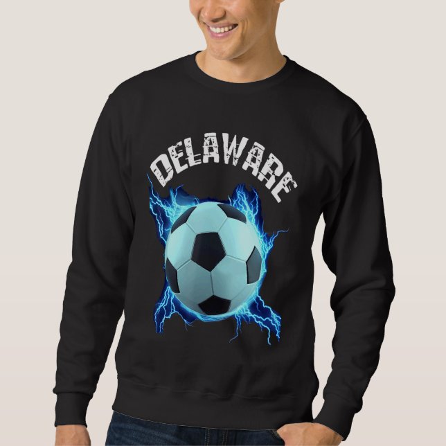 Delaware Soccer Retro Sweatshirt (Vorderseite)