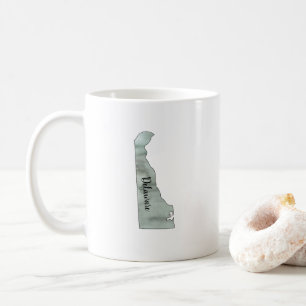 Delaware Staat Illustration Kaffeetasse