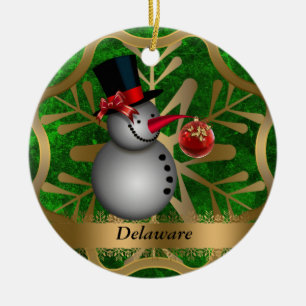 Delaware Staat Weihnachtsschmuck