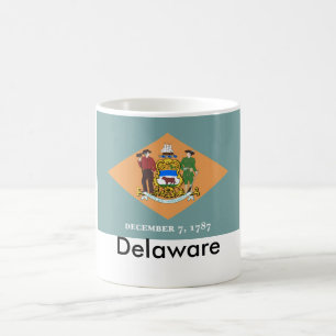 Delaware-Staats-Flaggen-Tasse Tasse