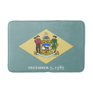 Delaware-Staatsflagge Badematte