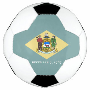 Delaware-Staatsflagge Fußball