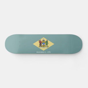 Delaware Staatsflagge Skateboard