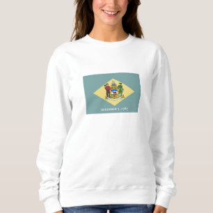 Delaware-Staatsflagge Sweatshirt