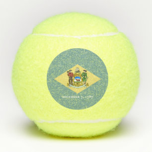 Delaware-Staatsflagge Tennisbälle