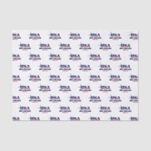 Delaware Staatsstolz Tissue Paper Seidenpapier
