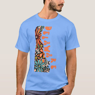 Delaware State Design Künstlerin entworfen Illustr T-Shirt