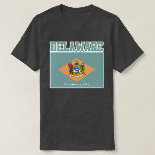 Delaware State Flag T - Shirt