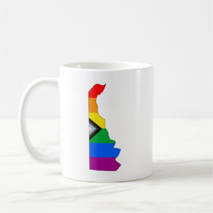Delaware State Pride LGBTQ Progress Pride Kaffeetasse