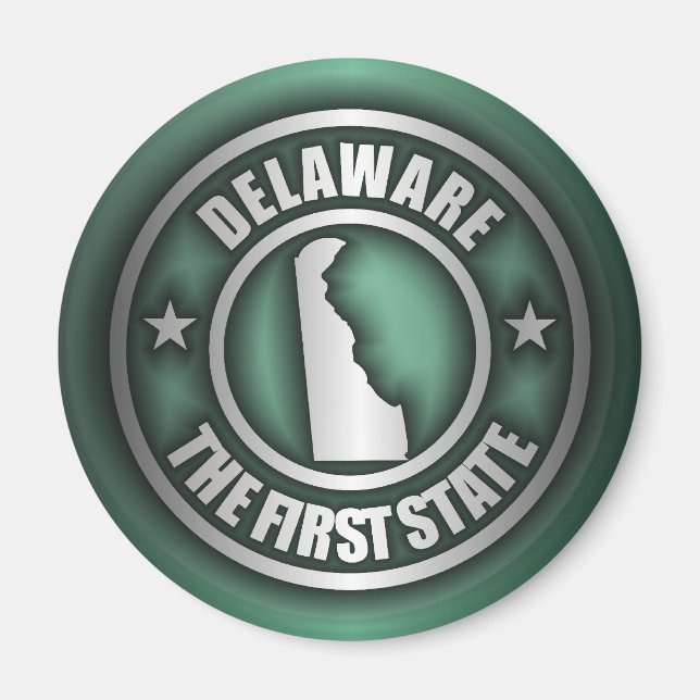 "Delaware Steel"-Magnete (grün) Magnet (Vorne)