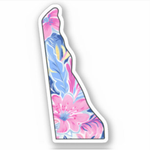 Delaware - Summer Sticker - Lilly Inspiriert