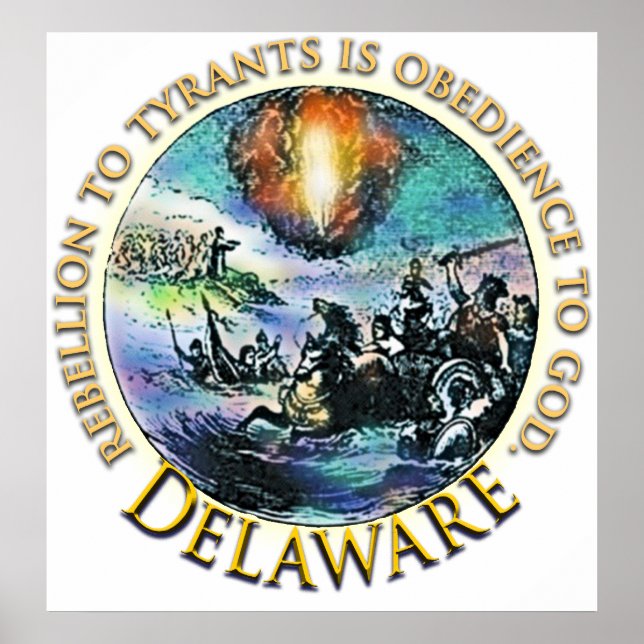 Delaware-Tee-Party-Plakat Poster (Vorne)