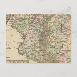 Delaware und Maryland 2 Postkarte