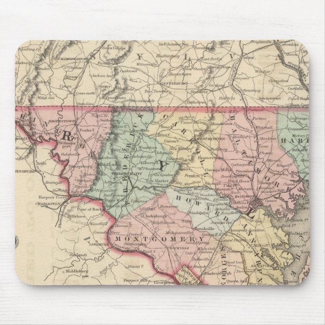 Delaware und Maryland Mousepad (Vorne)