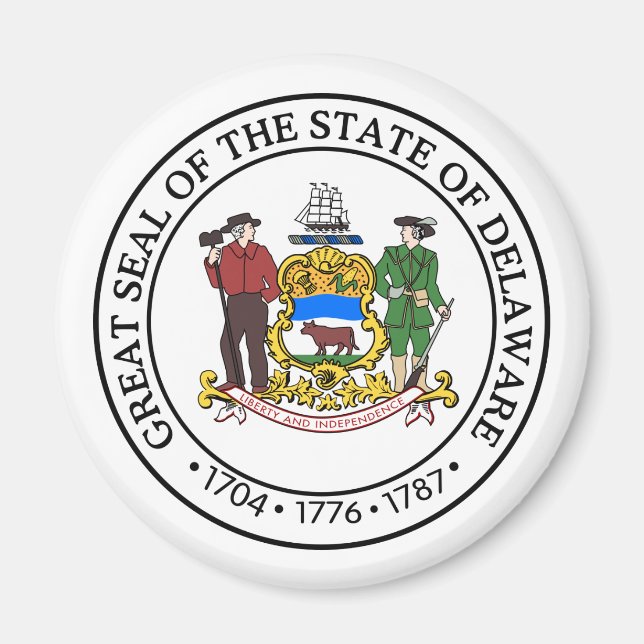 Delaware, USA Magnet (Vorne)