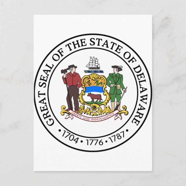 Delaware, USA Postkarte (Vorderseite)