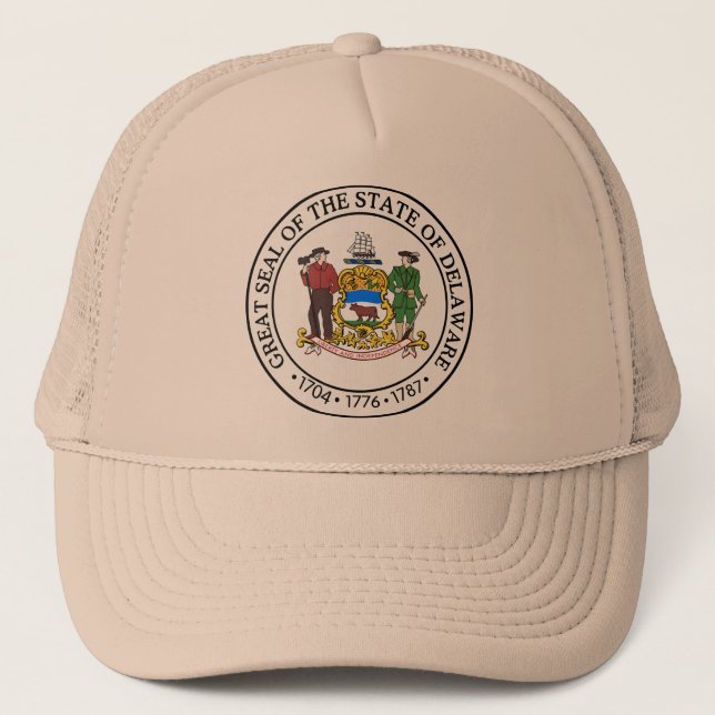Delaware, USA Truckerkappe (Vorderseite)
