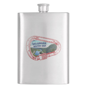 Delaware Water Gap Climbing Carabiner Flachmann