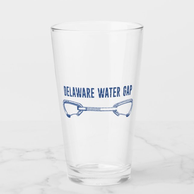Delaware Water Gap Klettern Schnellziehen Glas (Vorderseite)