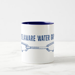 Delaware Water Gap Klettern Schnellziehen Zweifarbige Tasse