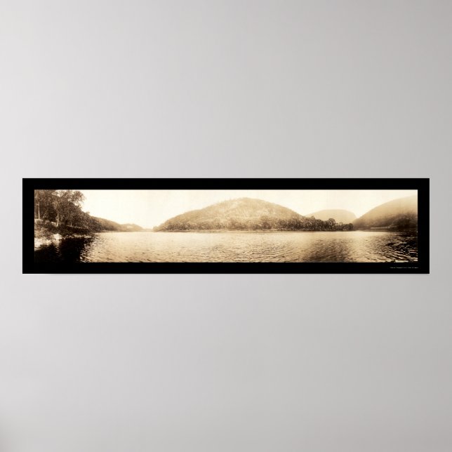 Delaware Water Gap PA Foto 1911 Poster (Vorne)