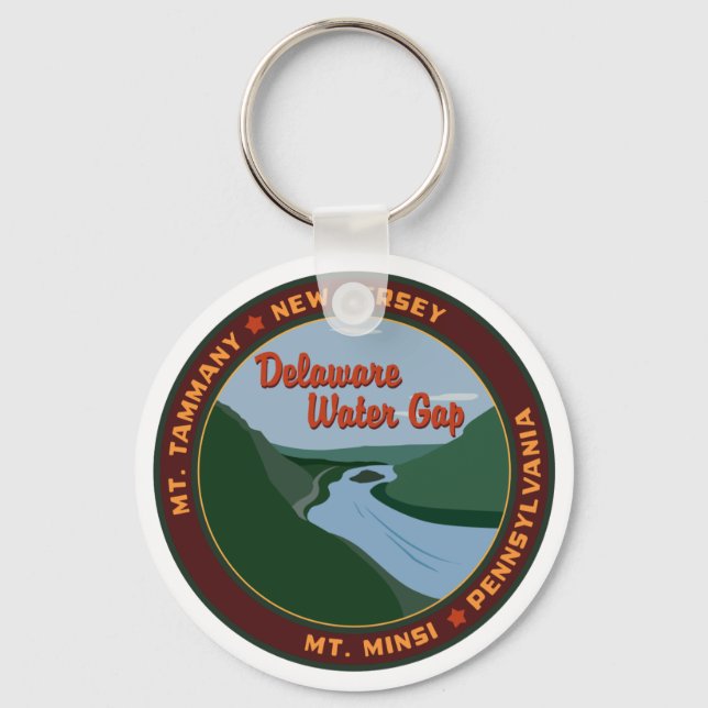 Delaware Water Gap - Schlüsselanhänger (Vorderseite)