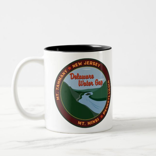 Delaware Water Gap Zweifarbige Tasse (Links)
