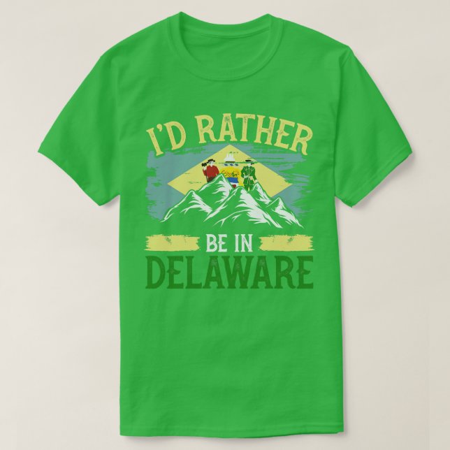 Delaware Zuhause Staat Souvenir T-Shirt (Design vorne)