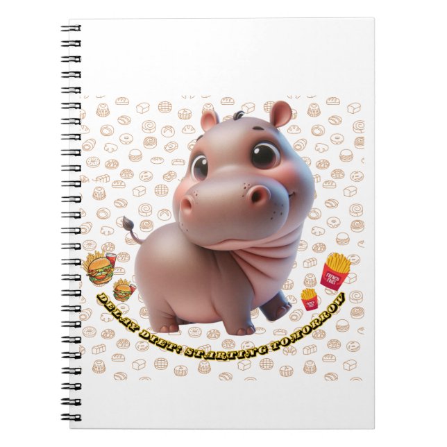 Delay Diet: Morgen starten Notizblock (Vorderseite)