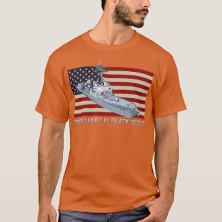 Delbert D Black DDG119 Destroyer Ship Diagramm USA T-Shirt