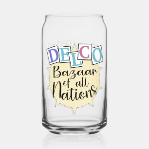 Delco Basar der Nationen Dosenglas